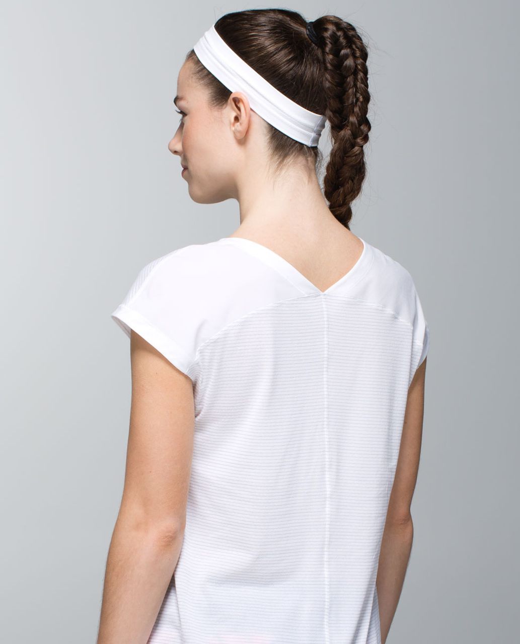 Lululemon Swiftly Headband - Heathered White