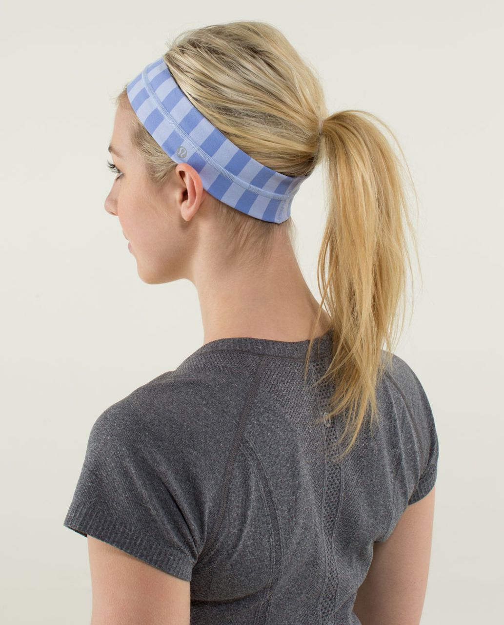 Lululemon Fly Away Tamer Headband - Apex Stripe Lavender Dusk