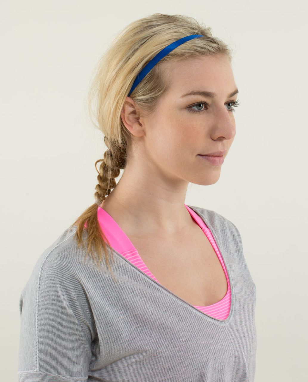 Lululemon Skinniest Satin Pirouette Headband - Baroque Blue