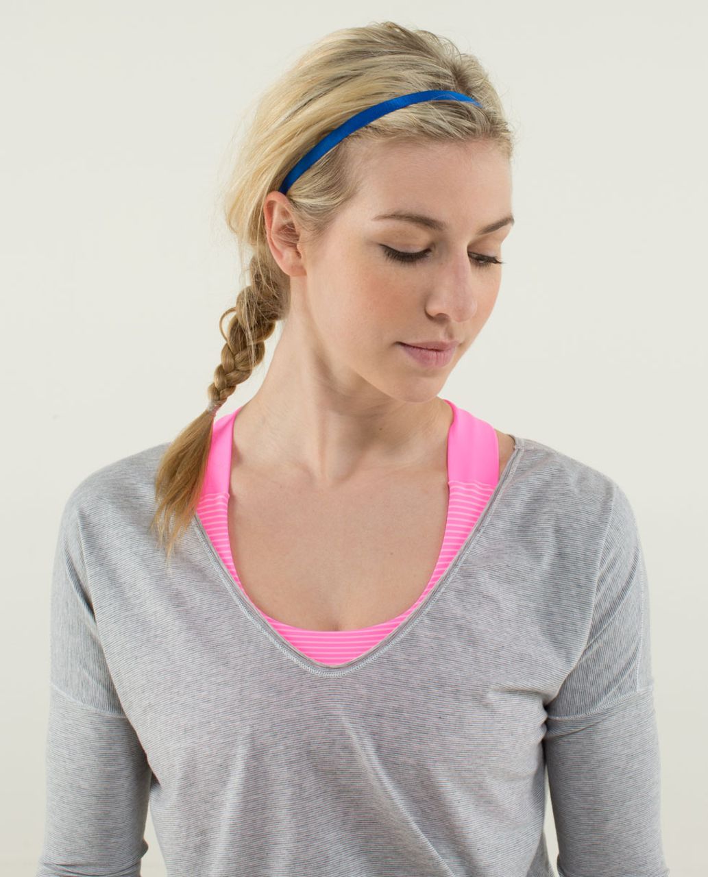 Lululemon Skinniest Satin Pirouette Headband - Baroque Blue