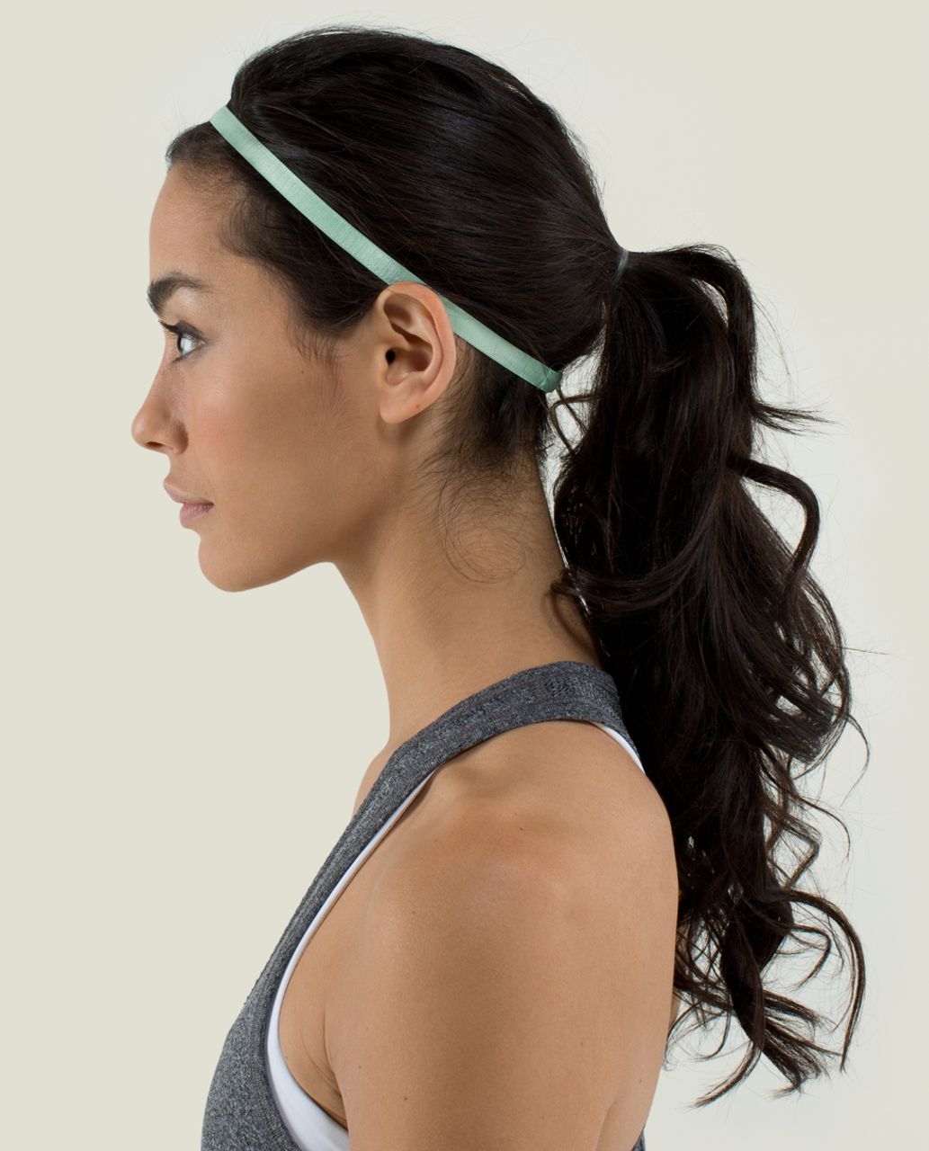 Lululemon Skinniest Satin Pirouette Headband - Fresh Teal