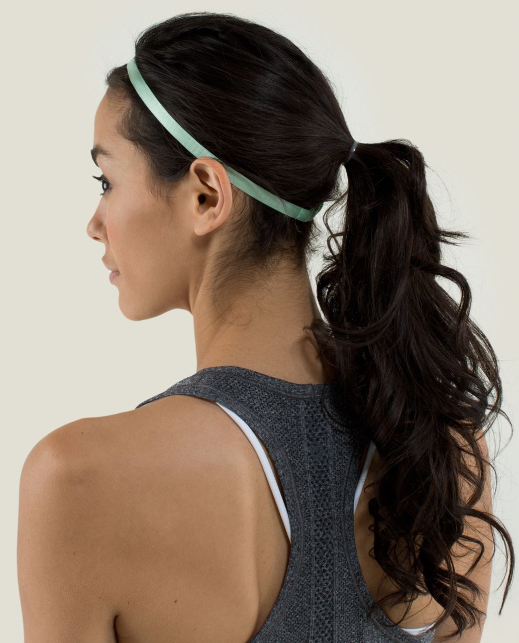 Lululemon Skinniest Satin Pirouette Headband - Fresh Teal