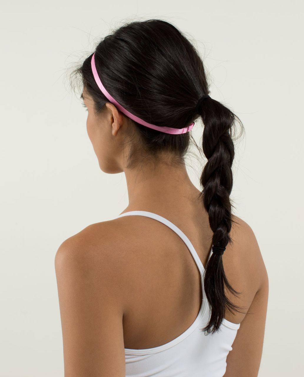 Lululemon Skinniest Satin Pirouette Headband - Zing Pink Light