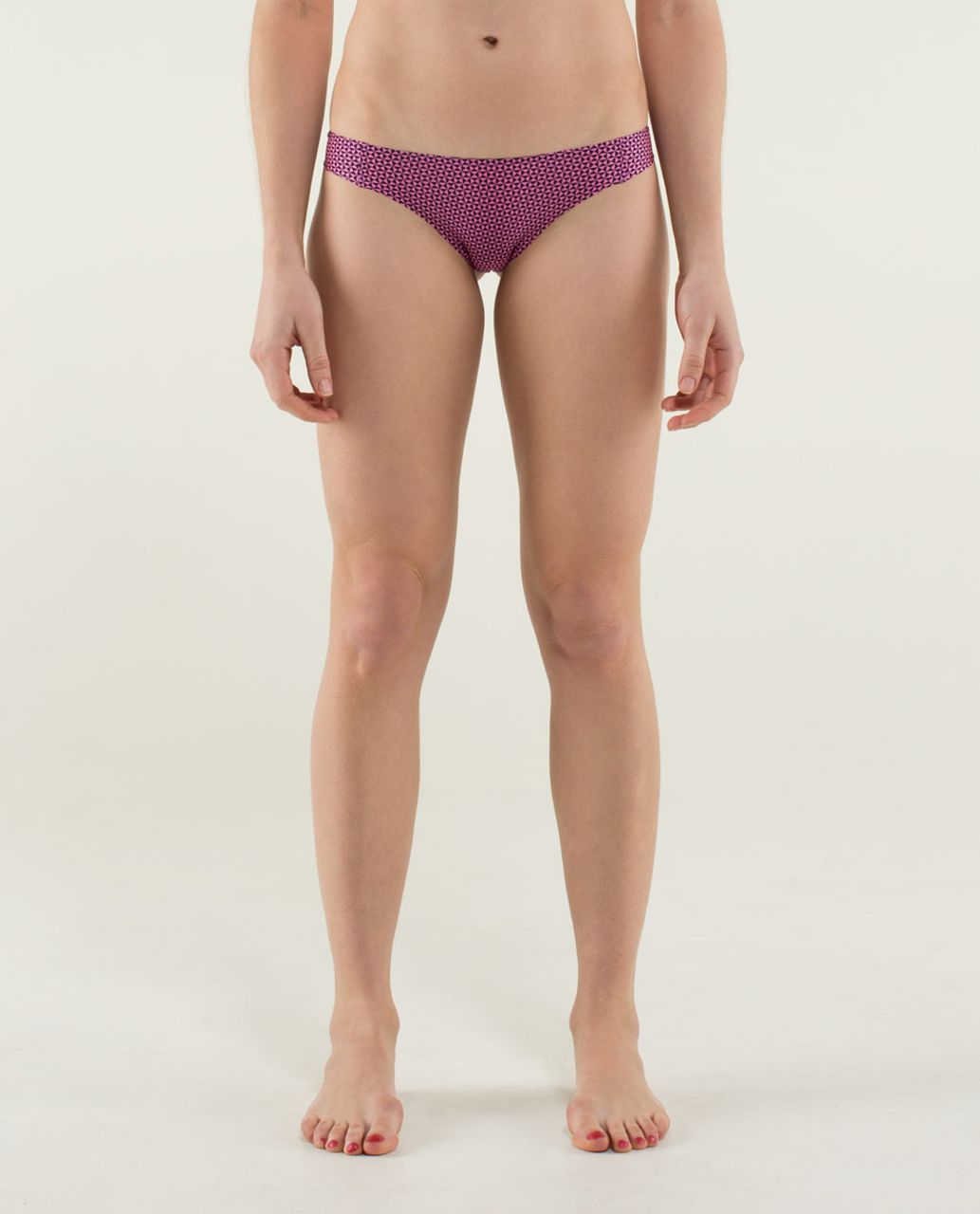 Lululemon Light As Air Thong - Double Diamond Zing Pink Light