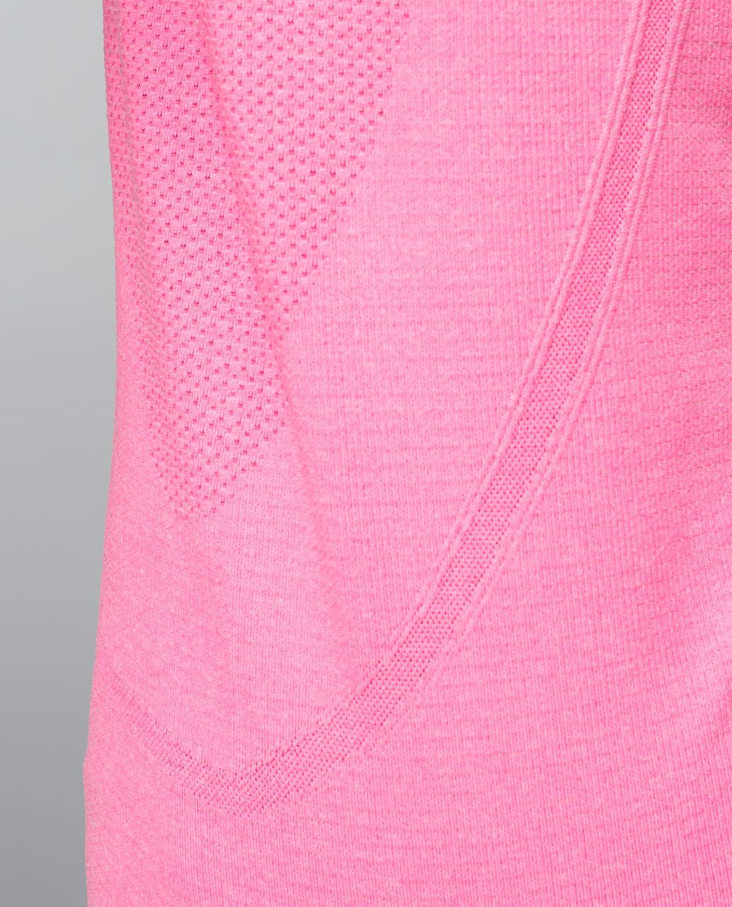 Lululemon Run:  Swiftly Tech V Neck - Heathered Zing Pink Light