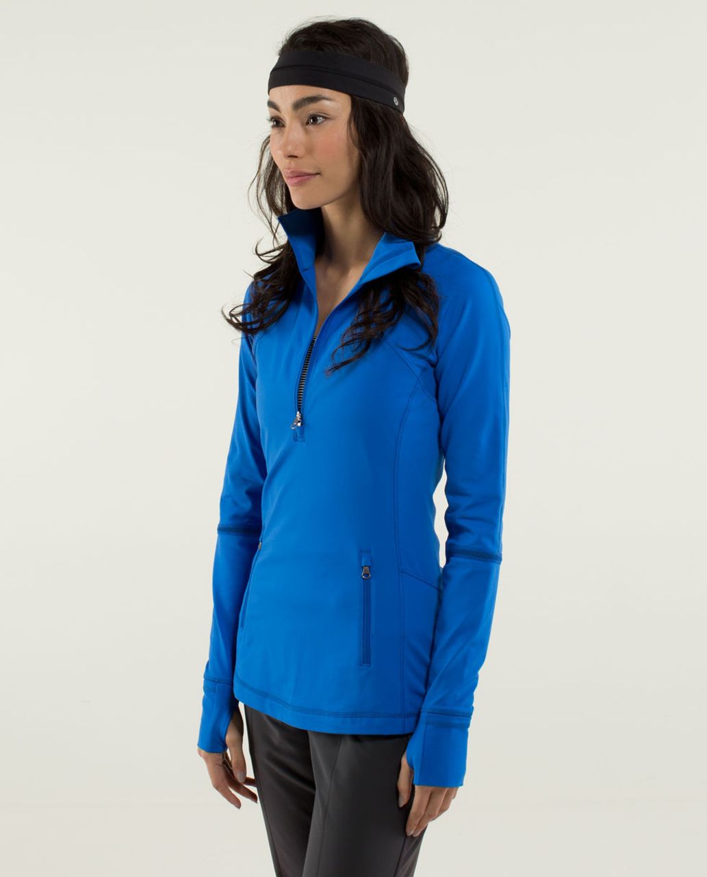 Lululemon Race With Grace 1/2 Zip - Baroque Blue