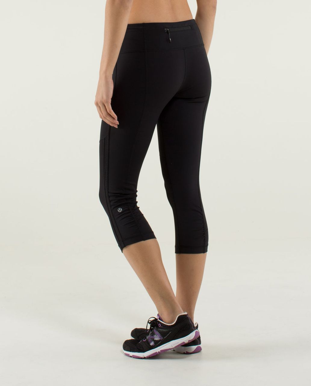 Lululemon Race With Grace Crop Black lulu fanatics