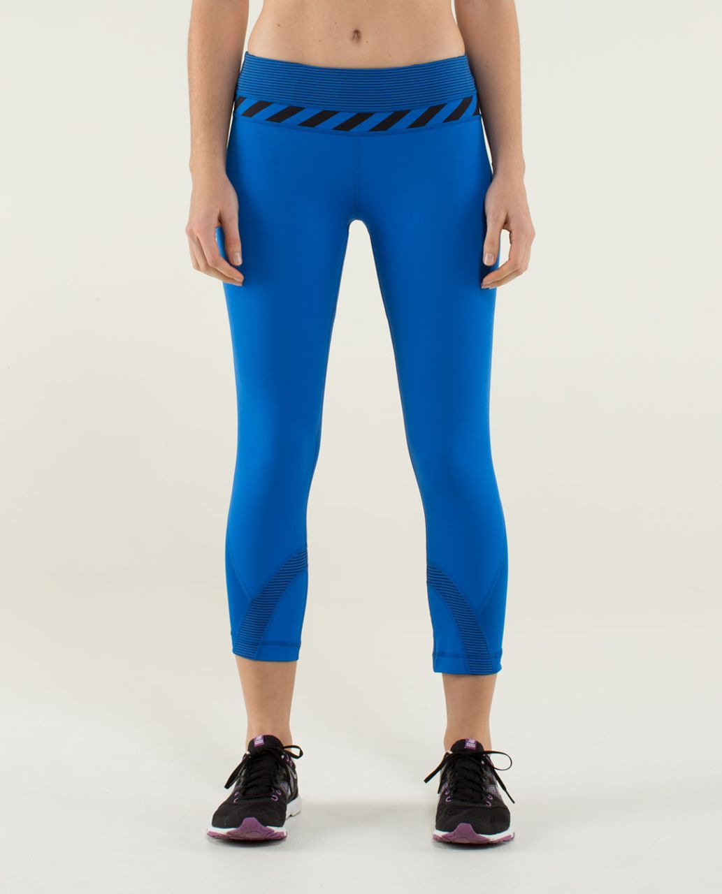 Lululemon Run: Inspire Crop II - Baroque Blue / Mini Hyper Stripe ...