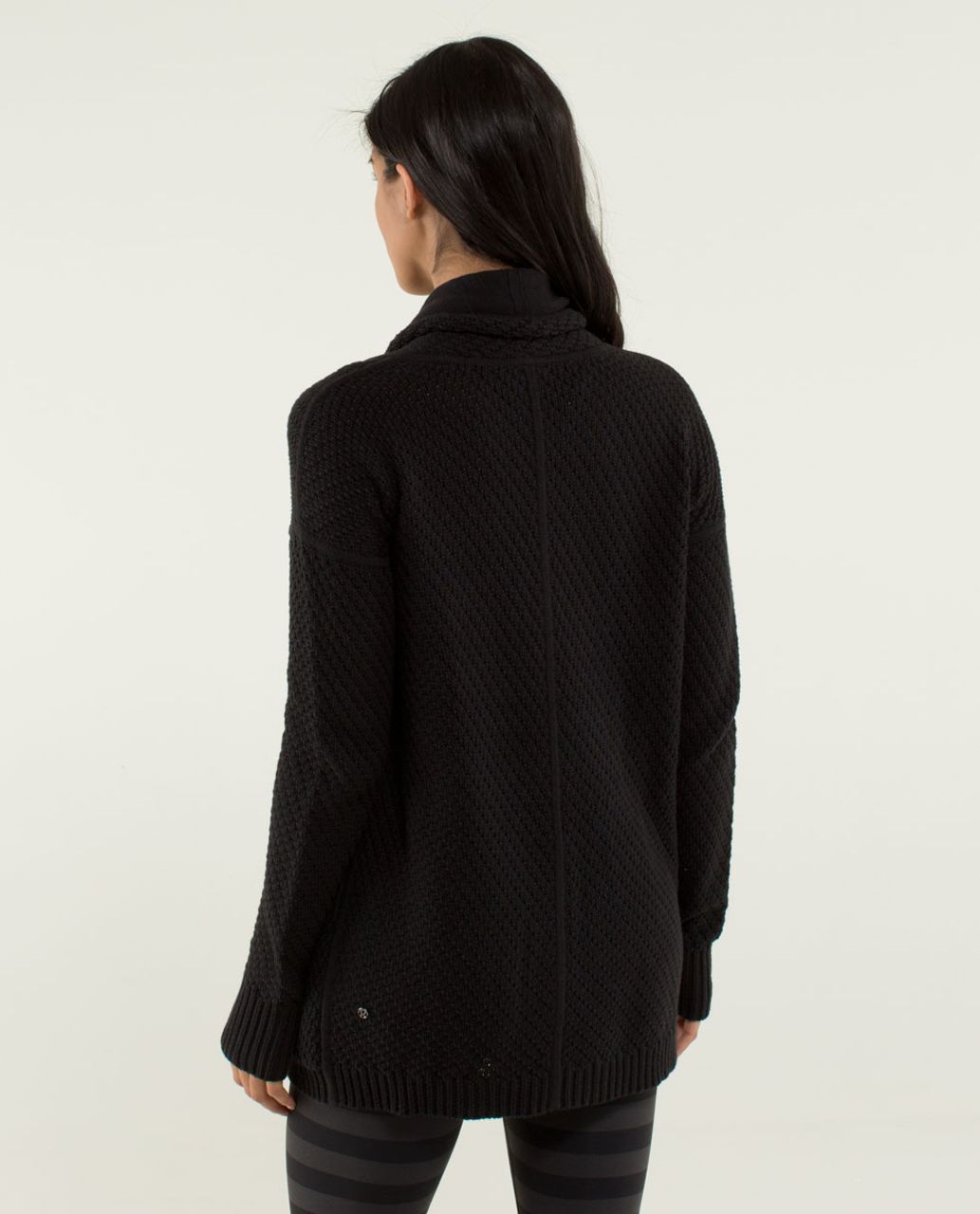 Lululemon Post Practice Cardi - Black - lulu fanatics