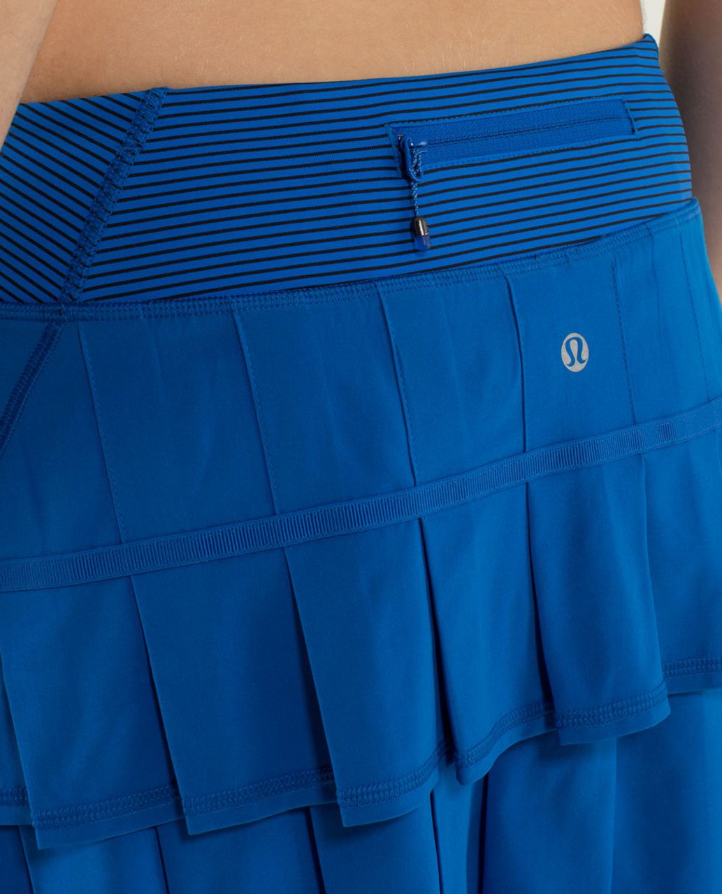 Lululemon Run:  Pace Setter Skirt (Tall) *4-way Stretch - Baroque Blue / Mini Hyper Stripe Baroque Blue