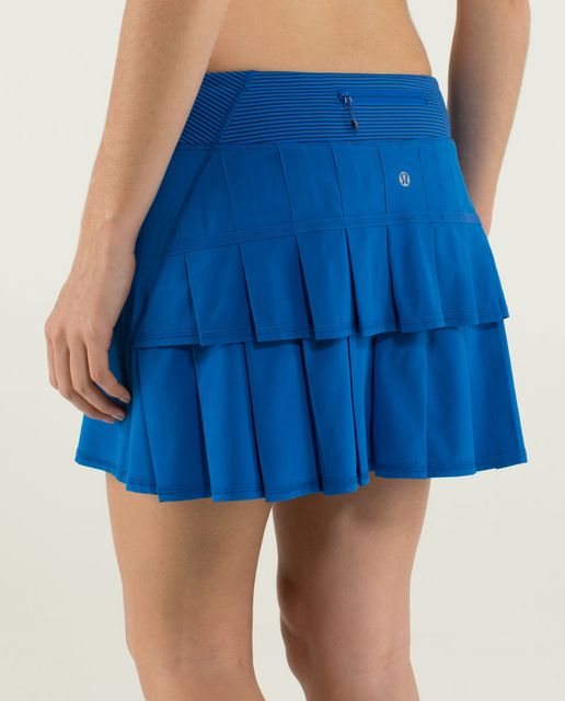 Lululemon Run: Pace Setter Skirt (Tall) - Cornflower / Black / Cornflower /  Inkwell - lulu fanatics