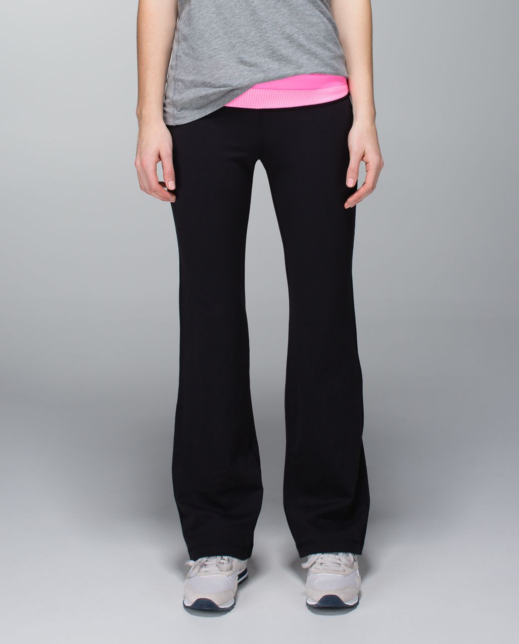 Lululemon Astro Pant (Regular) *Full-On Luon - Black / Apex Stripe Zing Pink Light / Mini Hyper Stripe Zing Pink Light