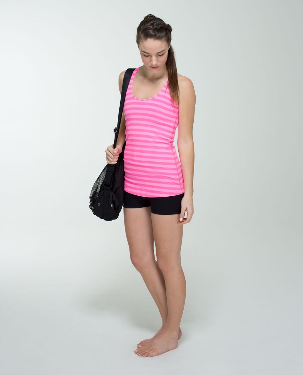 Lululemon Cool Racerback - Apex Stripe Zing Pink Light