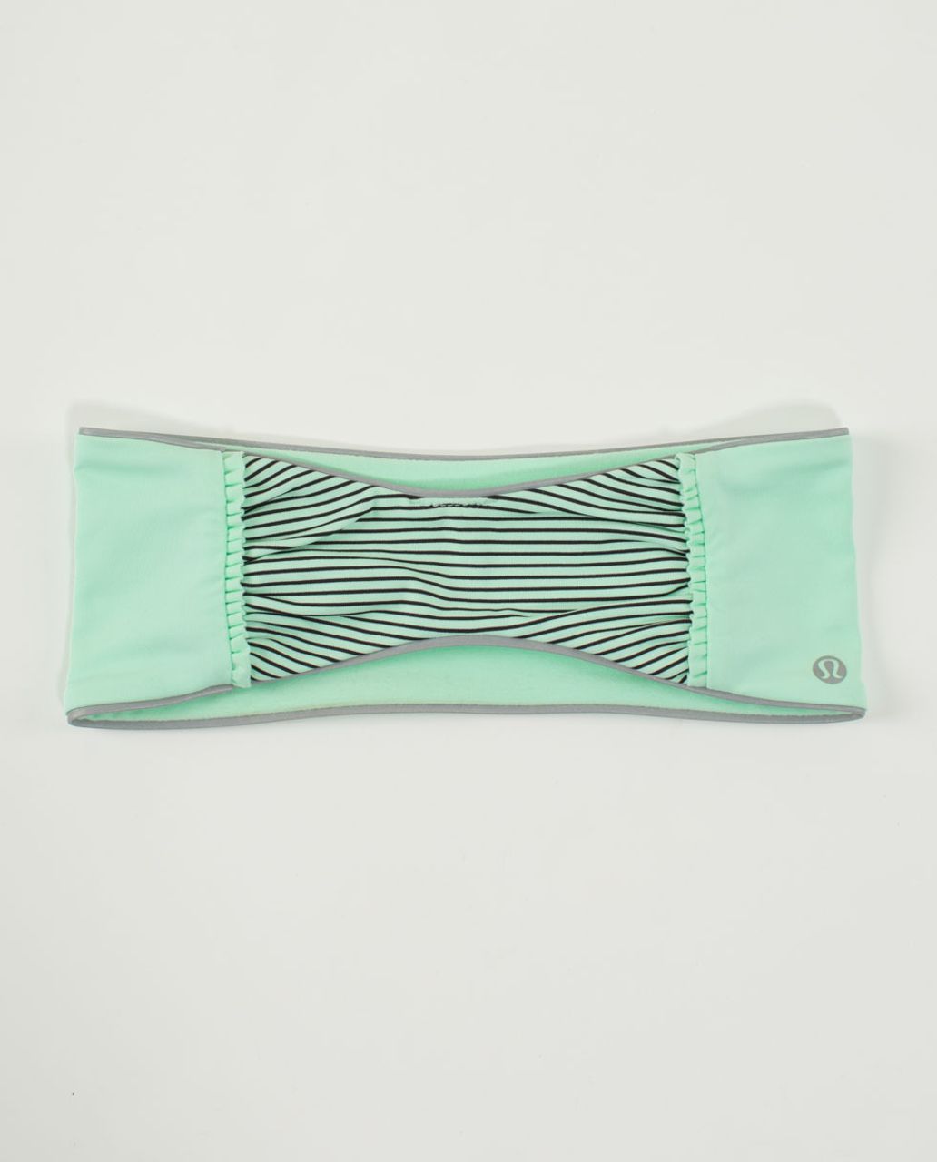 Lululemon Frosty Run Ear Warmer *Brushed - Fresh Teal / Mini Hyper Stripe  Fresh Teal - lulu fanatics