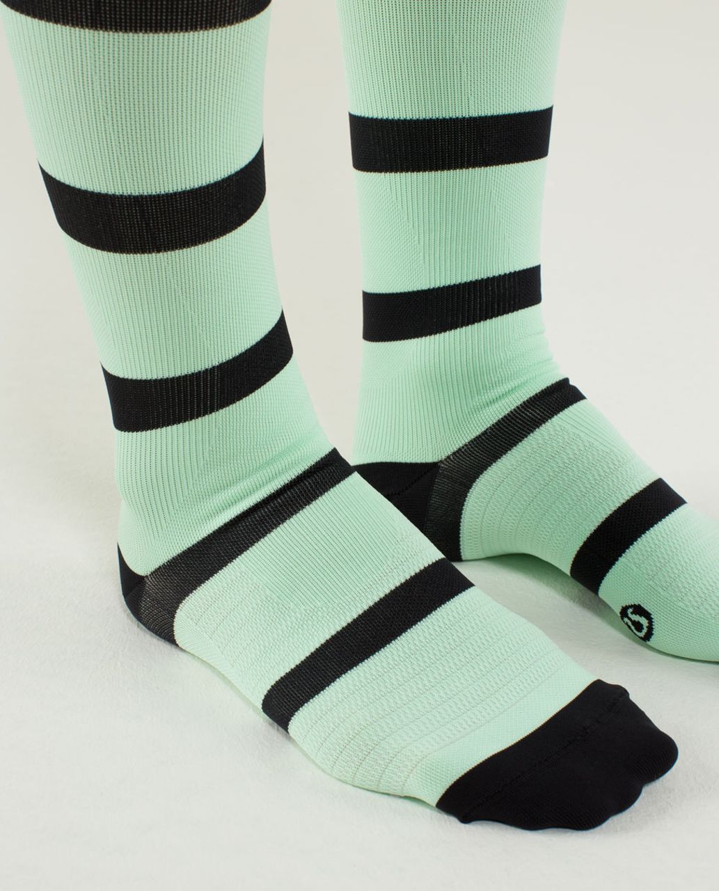 Lululemon Women's Compression Sock - Womens Compression Sock Stripe Fresh Teal Black