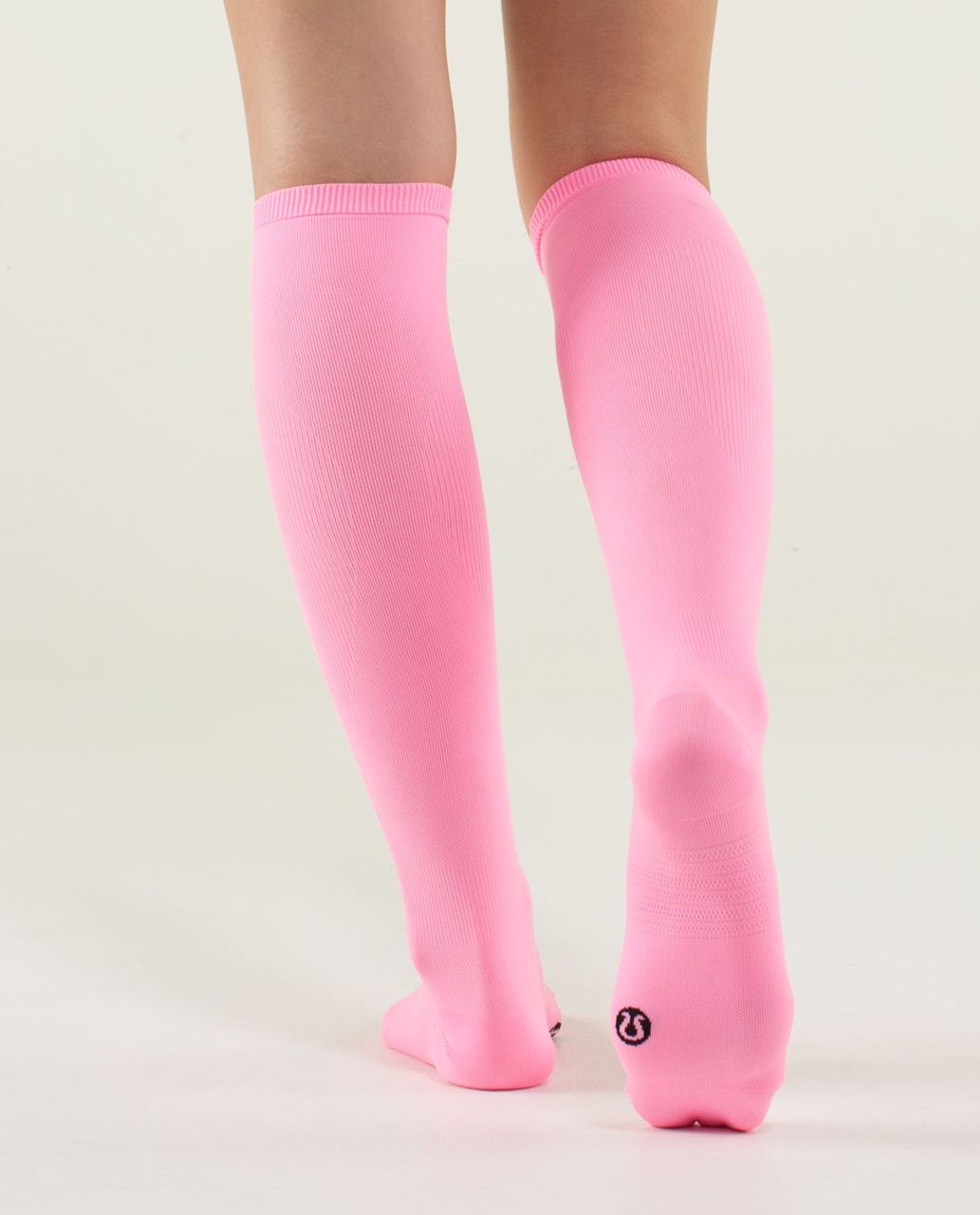 Lululemon MicroPillow Compression Run Sock Knee High - Pink Lychee