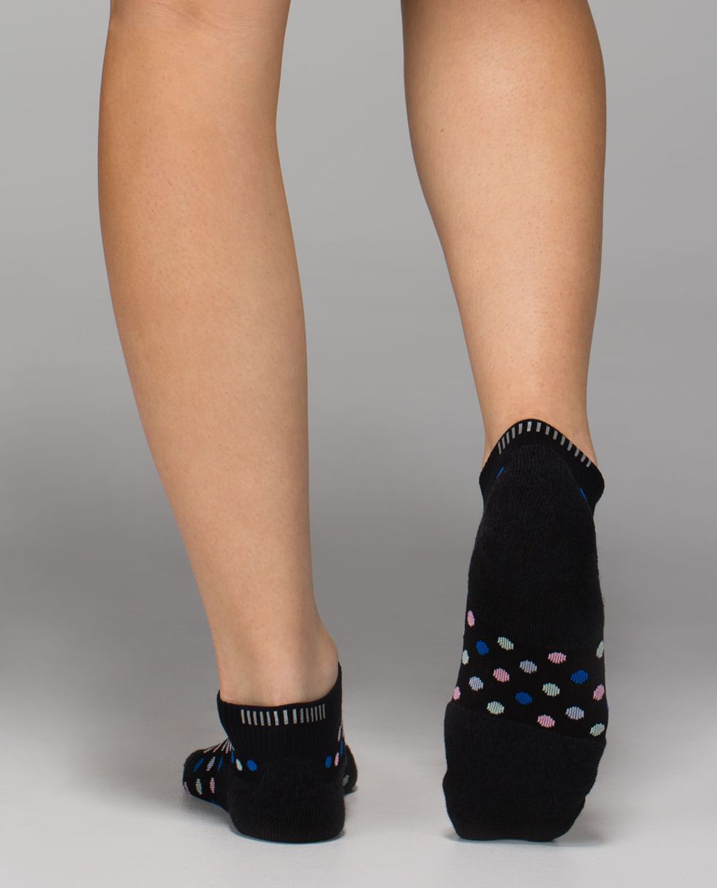 Lululemon Ultimate Padded Run Sock *Reflective - Womens Padded Reflective Polka Dot Multi