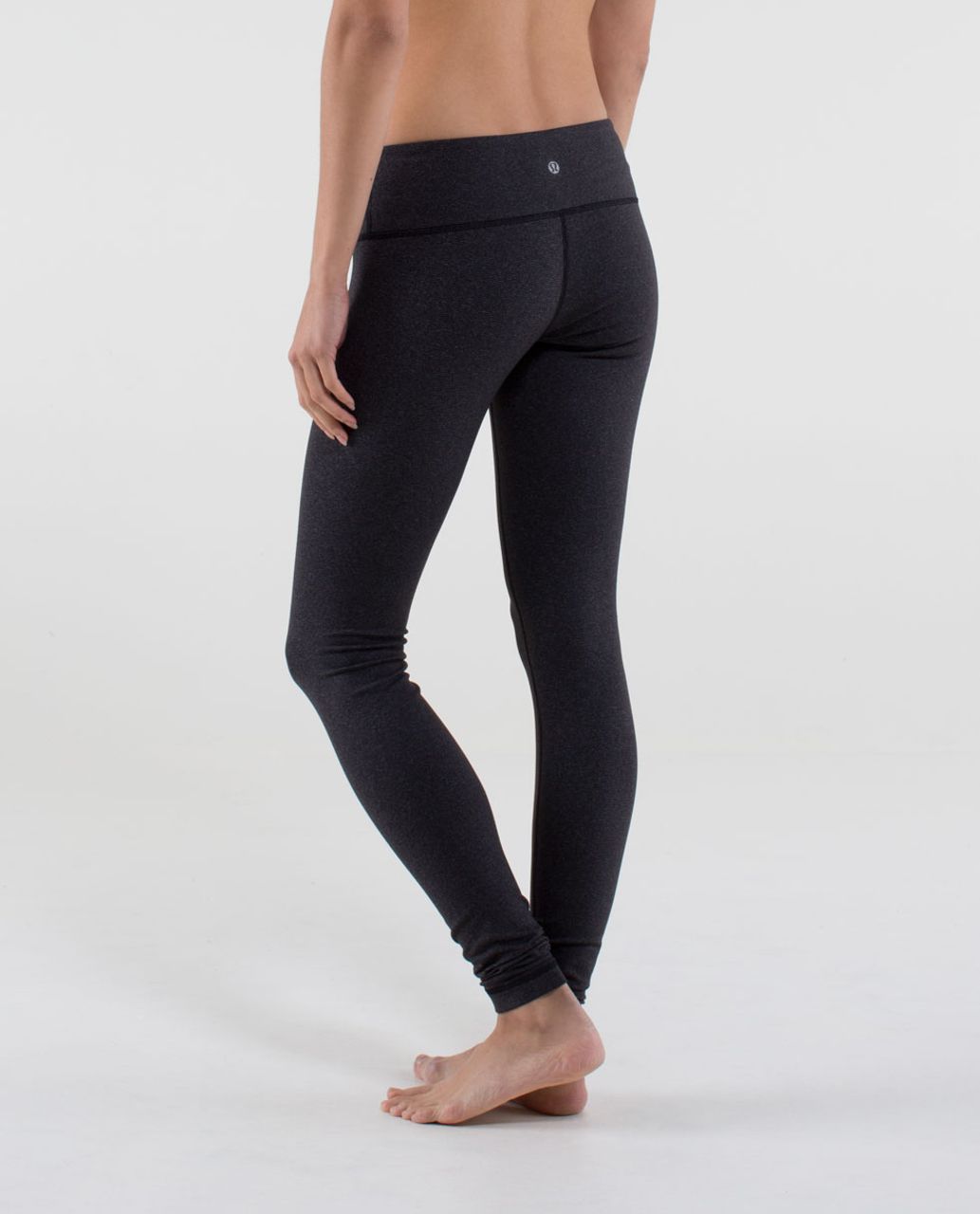 Lululemon Wunder Under Pant *Luxtreme (Roll Down) - Stripe Play Slate Black  / Black - lulu fanatics