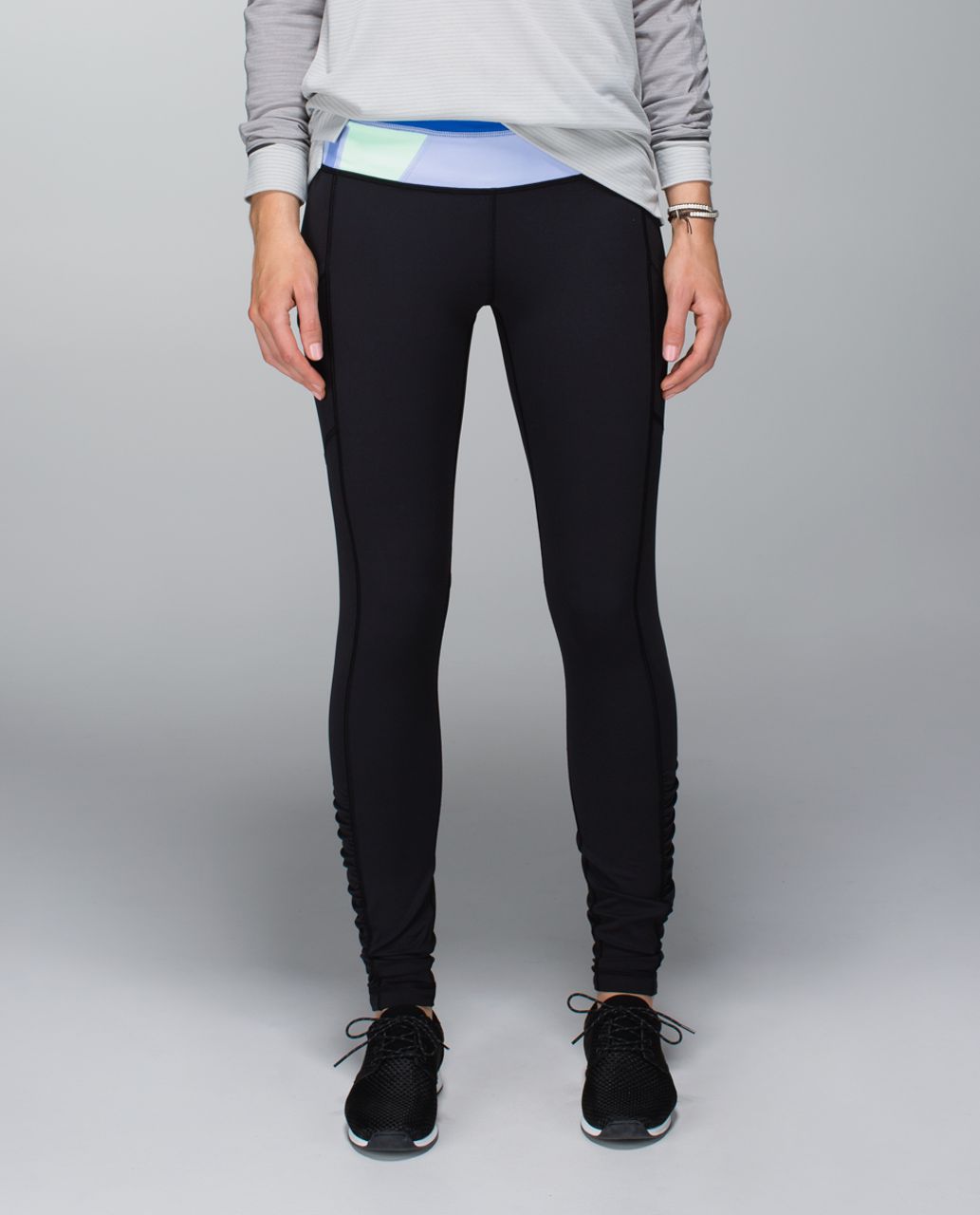 Lululemon Speed Tight *Interlock - Black / Quilt Winter 13-26