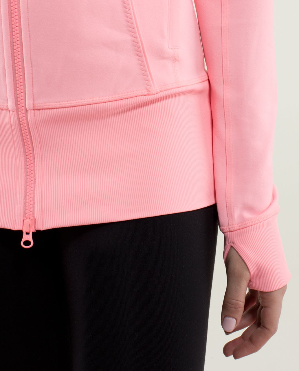 Lululemon Nice Asana Jacket - Bleached Coral - lulu fanatics