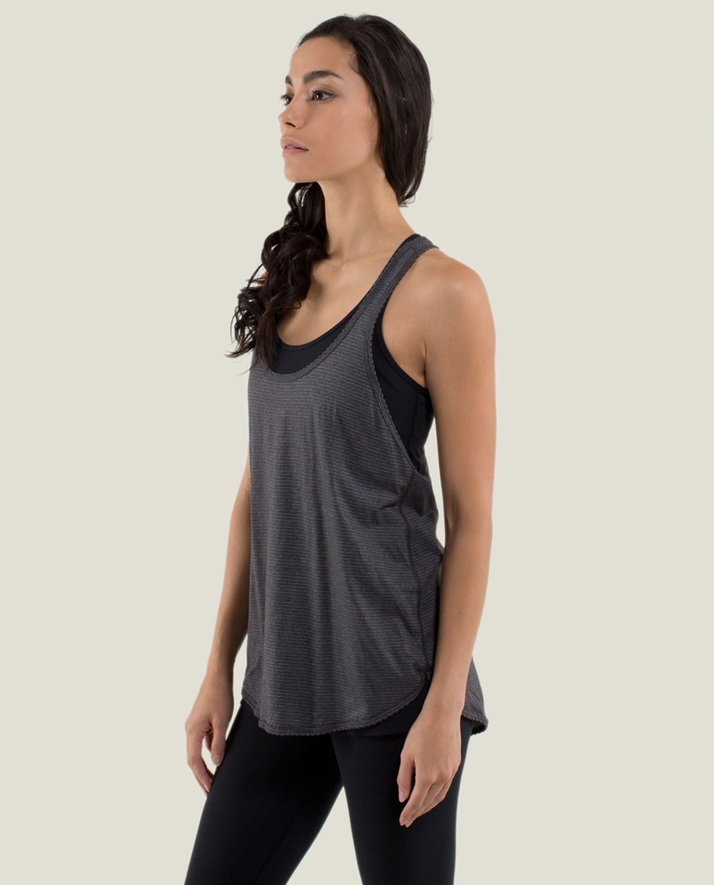 Lululemon 105 F Singlet *Silver - Heathered Dark Grey