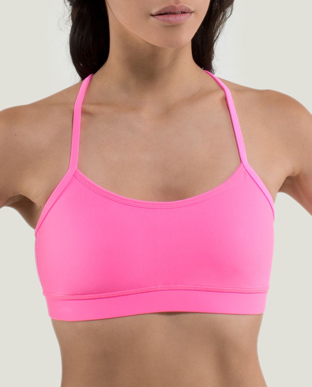 My first lululemon purchase ever! Pink glow flow y bra and