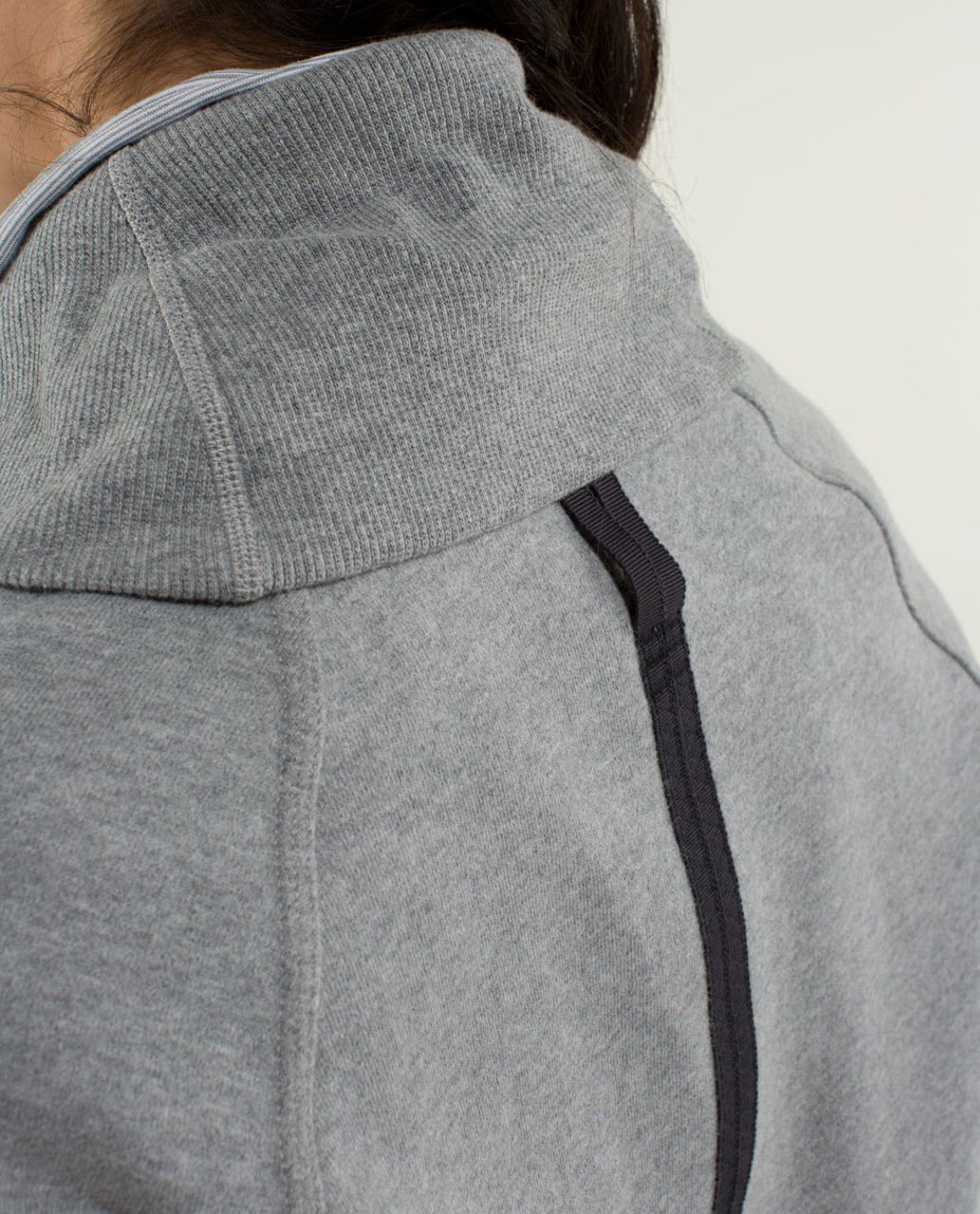 Lululemon Yin To My Yang Cardi - Heathered Medium Grey / Silver Spoon / Heathered Medium Grey