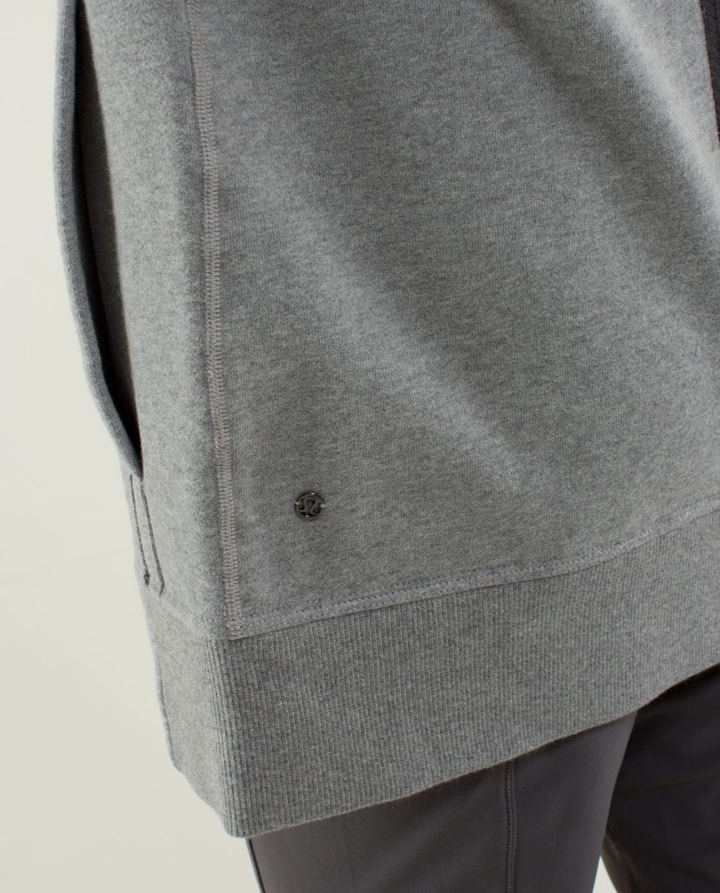 Lululemon Yin To My Yang Cardi - Heathered Medium Grey / Silver Spoon / Heathered Medium Grey