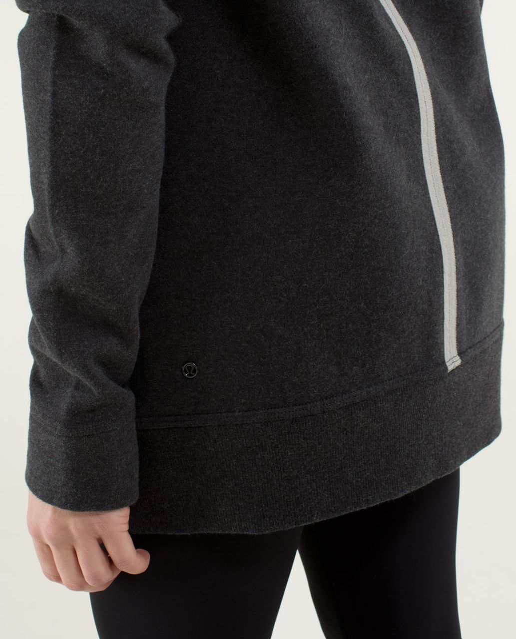 Lululemon Yin To My Yang Cardi - Heathered Black / Soot Light / Heathered Black