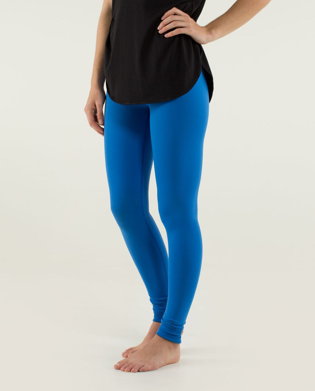 Lululemon Wunder Under Pant *Reversible - Black / Baroque Blue