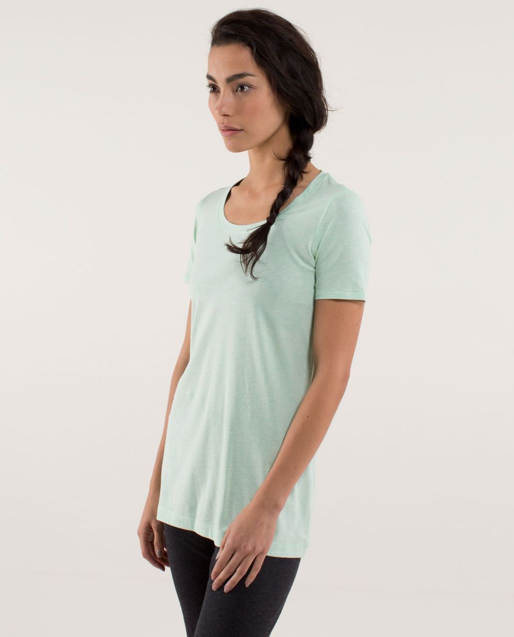 Lululemon Every Yogi Tee - Heathered Fresh Teal