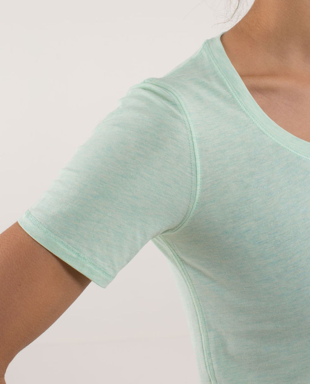 Lululemon Every Yogi Tee - Heathered Fresh Teal