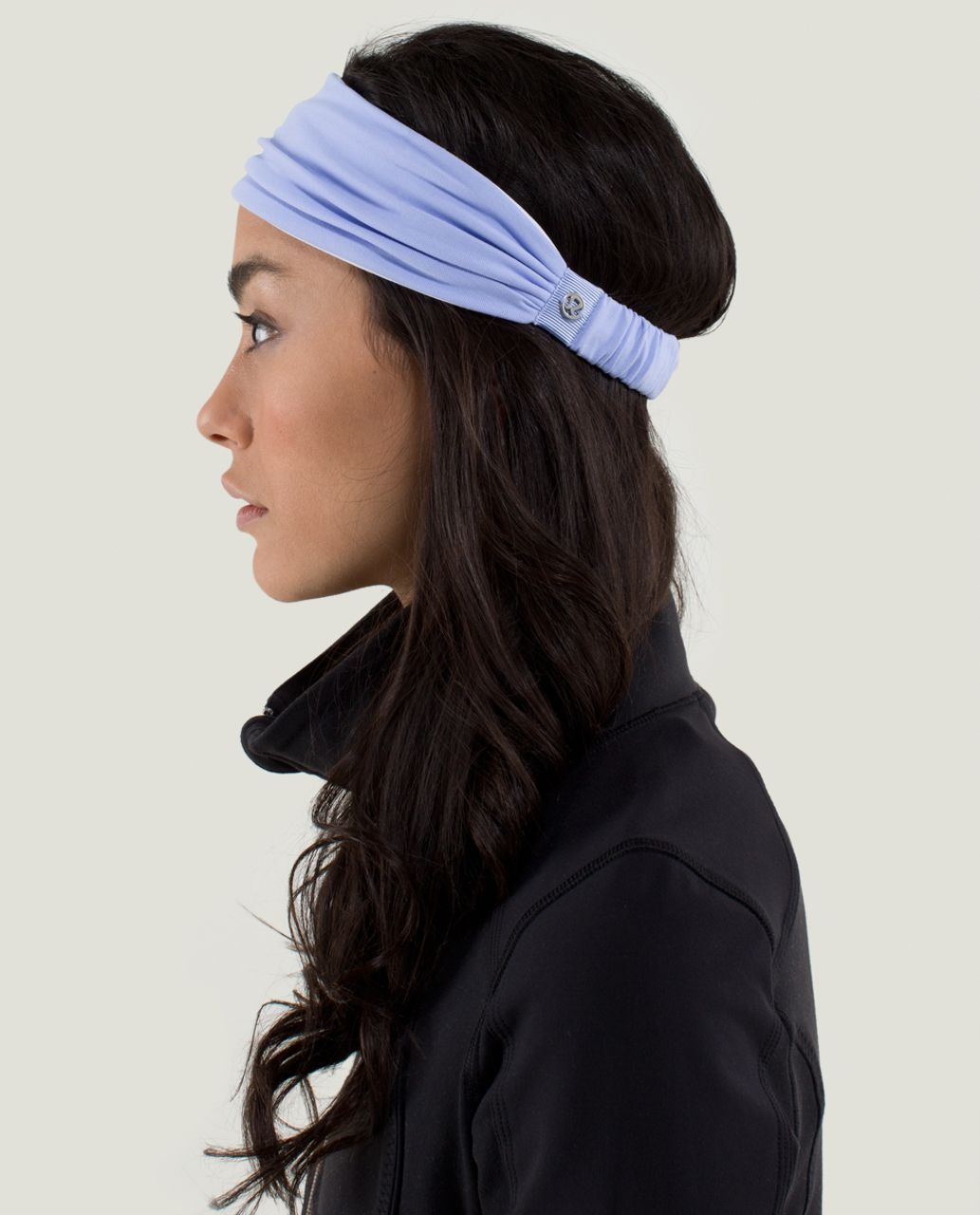 Lululemon Bang Buster Headband *Reversible - Lavender Dusk / White