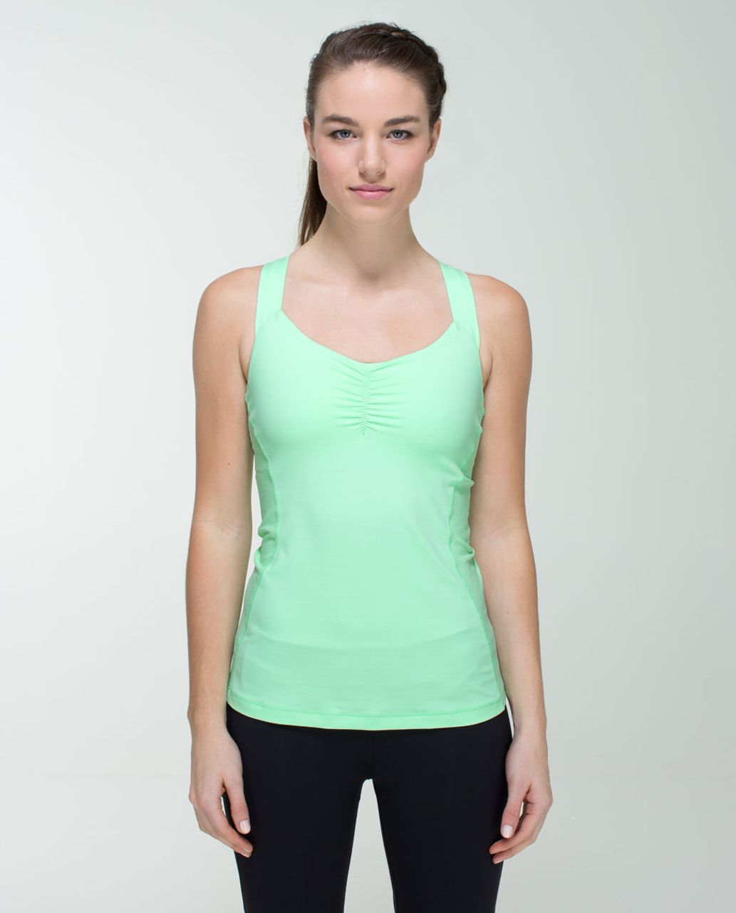 Lululemon Core Kicker Tank - Fresh Teal / Mini Hyper Stripe Fresh Teal