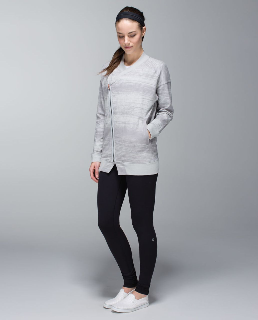 Lululemon Mula Bundle Wrap - Righteous Stripe Silver Spoon / Silver Spoon -  lulu fanatics