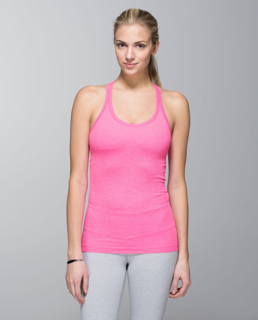 Lululemon Ebb To Street Tank Top In Heathered Pink Puff