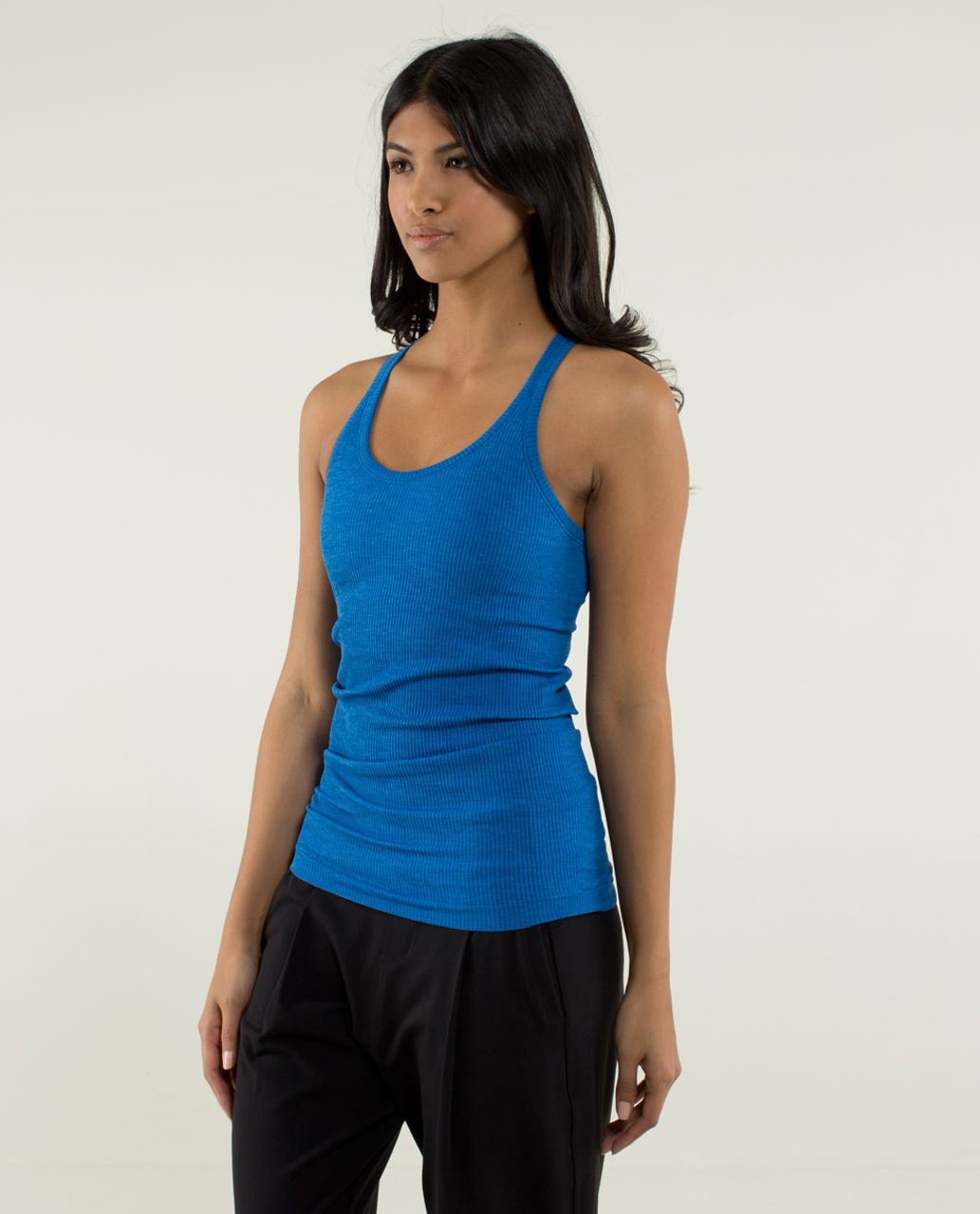 Lululemon Ebb To Street Tank - Heathered Baroque Blue - lulu fanatics