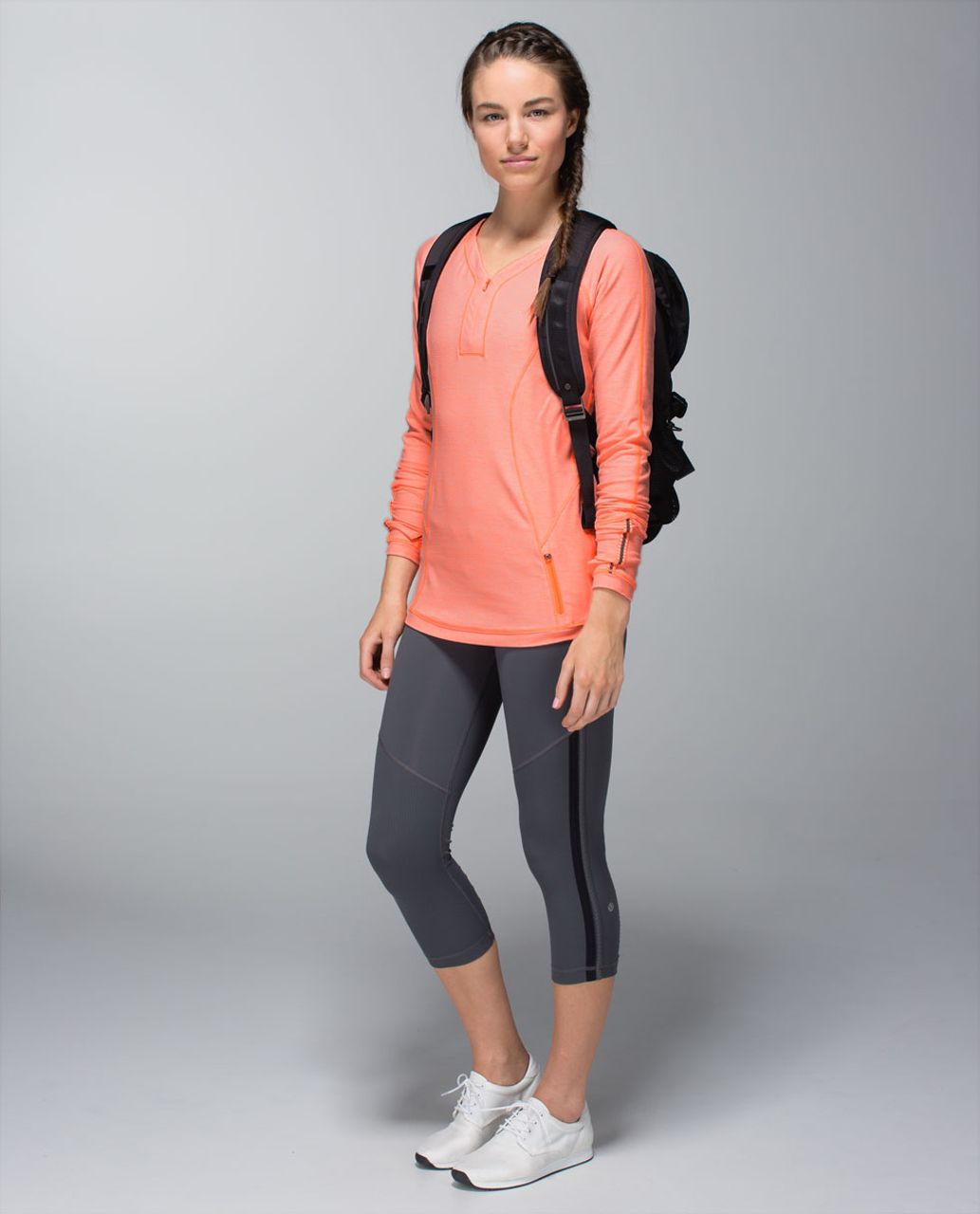 Lululemon Love Some Run Long Sleeve - Heathered Very Light Flare