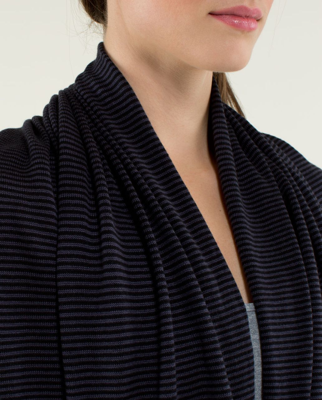 Lululemon Iconic Sweater Wrap - Cadet Blue / Black