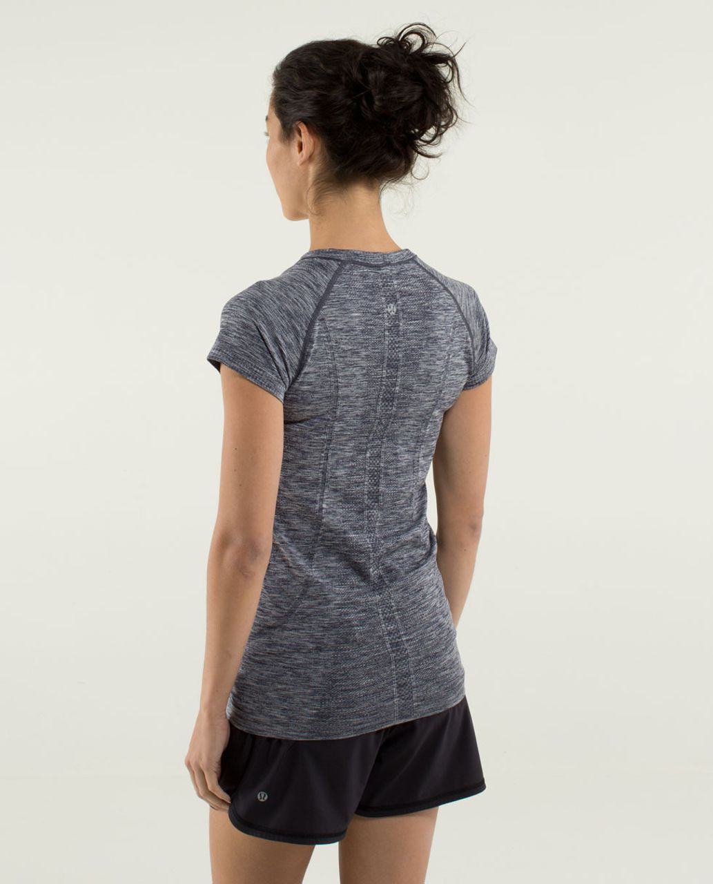 Lululemon Run:  Swiftly Tech Short Sleeve - Heathered Cadet Blue