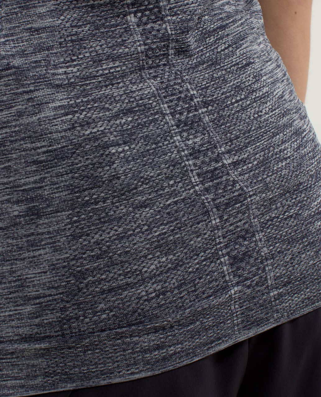 Lululemon Run:  Swiftly Tech Short Sleeve - Heathered Cadet Blue