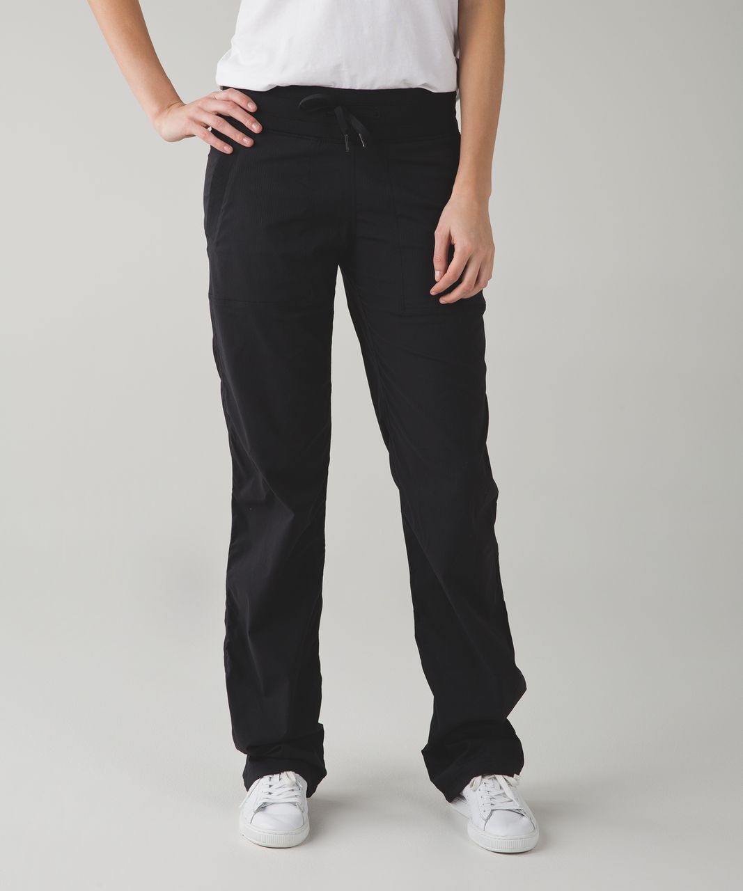 lululemon athletica, Pants & Jumpsuits, Lululemon Womens Size 2 Black  Studio Capri Pants In Great Shape