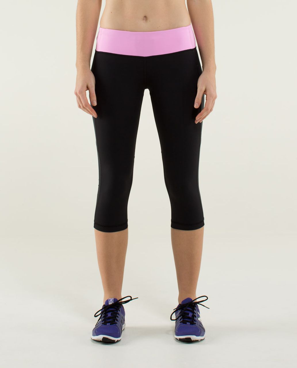 Lululemon Cut The Crop - Black / Vintage Pink