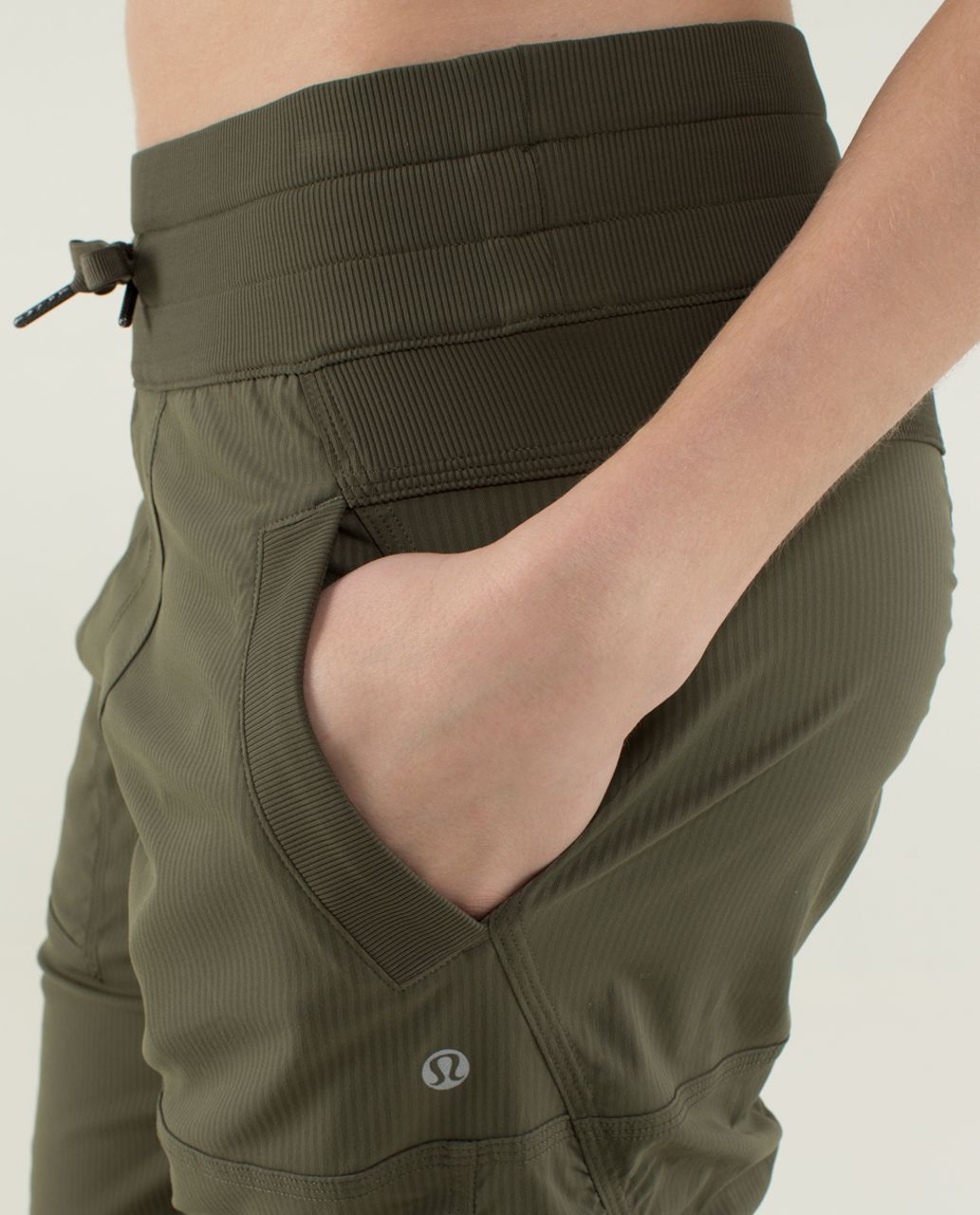 Stylish Dance Studio Pant in Fatigue Green