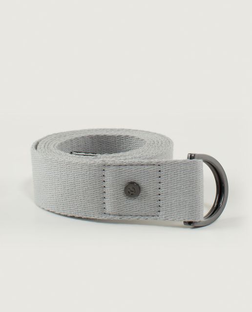 lululemon Push Your Limits Gray White cross strap size 6