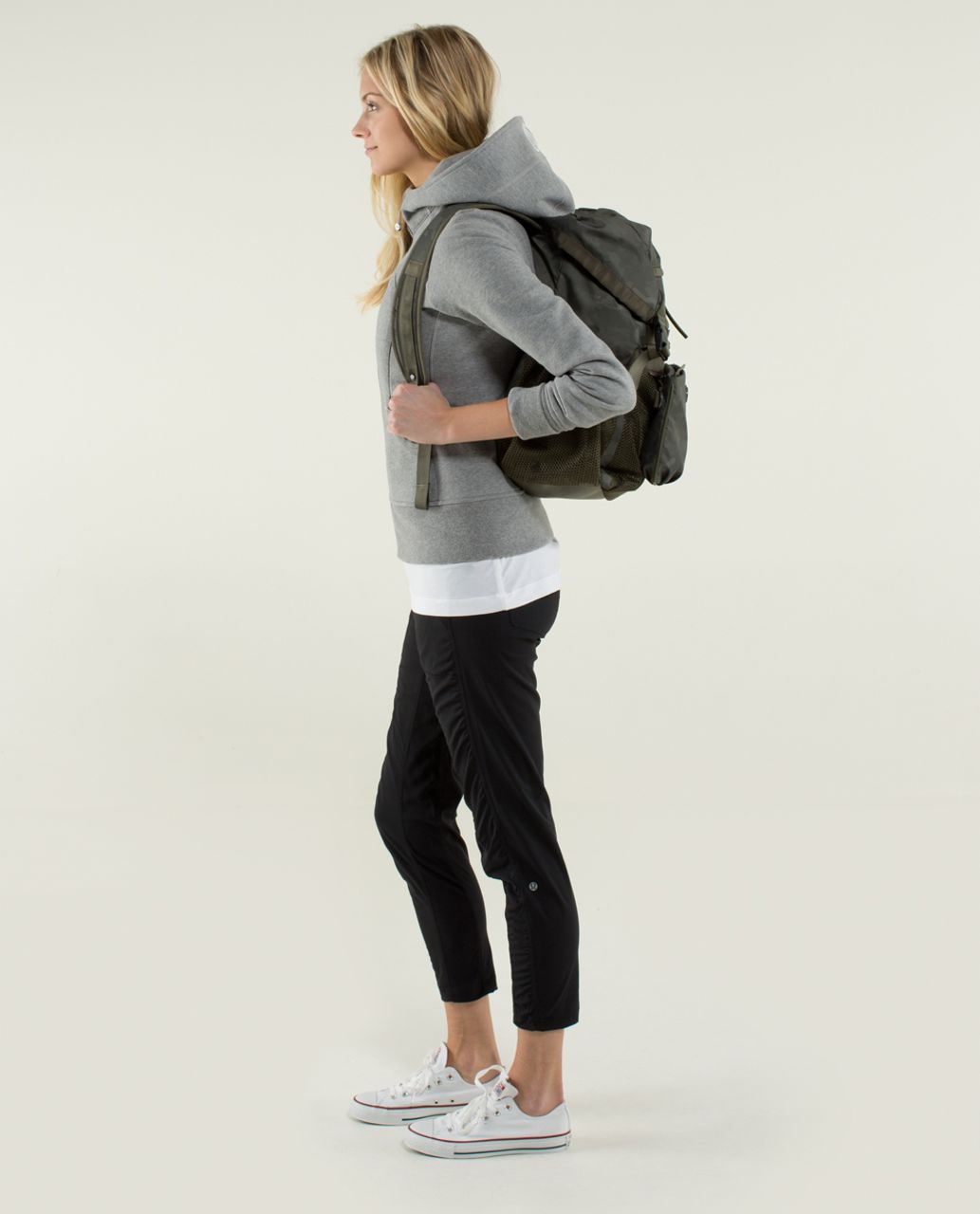 Lululemon Travelling Yogini Rucksack - Savasana Camo 20cm Fatigue Green