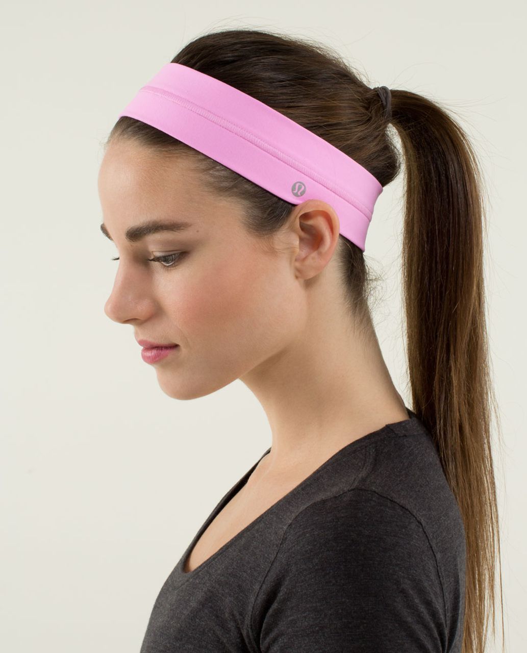 Lululemon Fly Away Tamer Headband - Vintage Pink