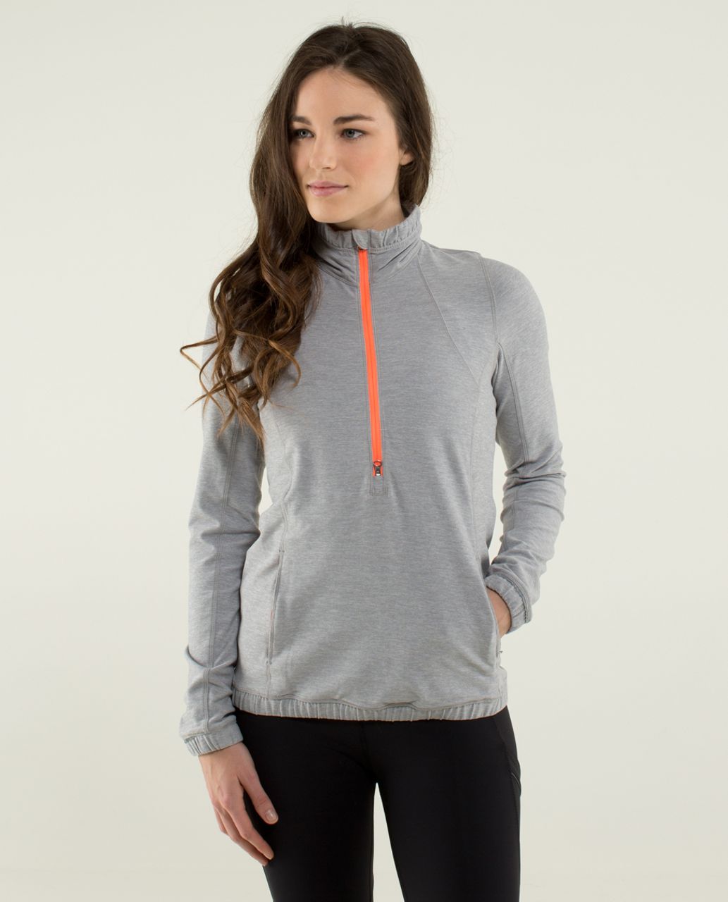 Grey Lululemon Quarter Zip - Gem