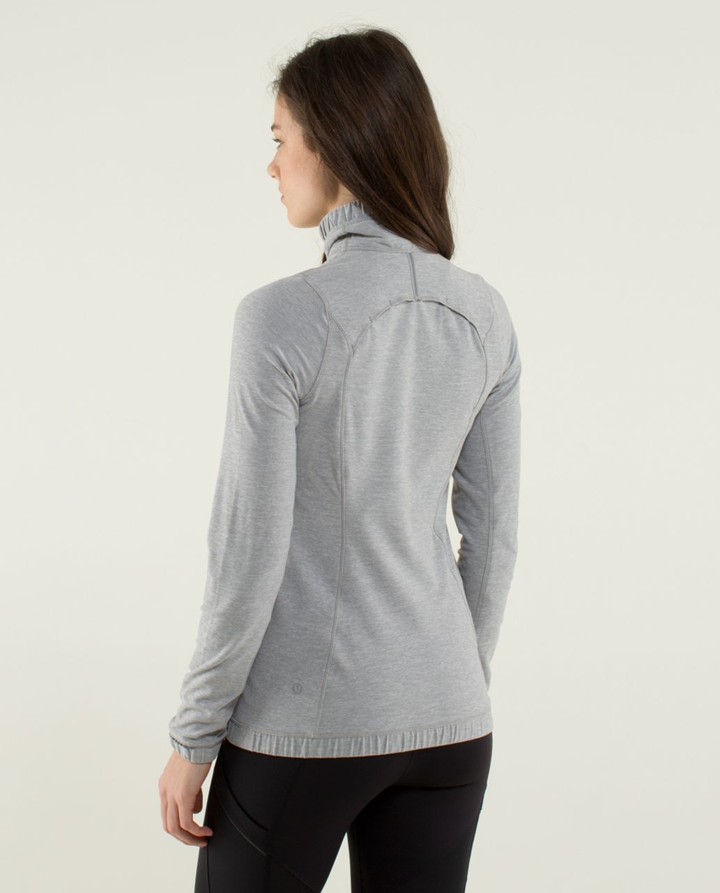 Lululemon Forthright 1/2 Zip - Heathered Medium Grey / Ambient