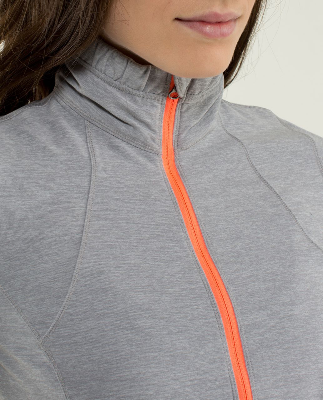 Lululemon Forthright 1/2 Zip - Heathered Medium Grey / Ambient Grey